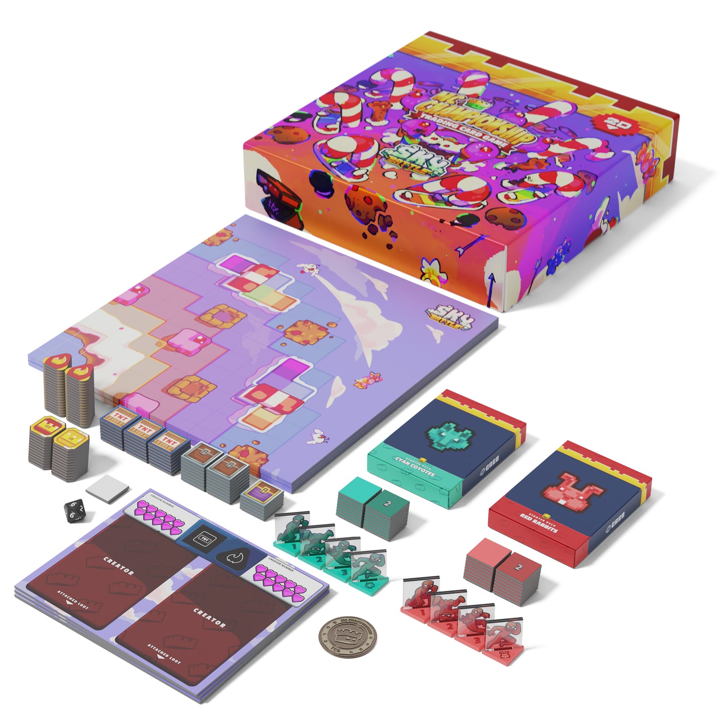 MCC TCG Sky Battle 2D Game Box + Large Booster