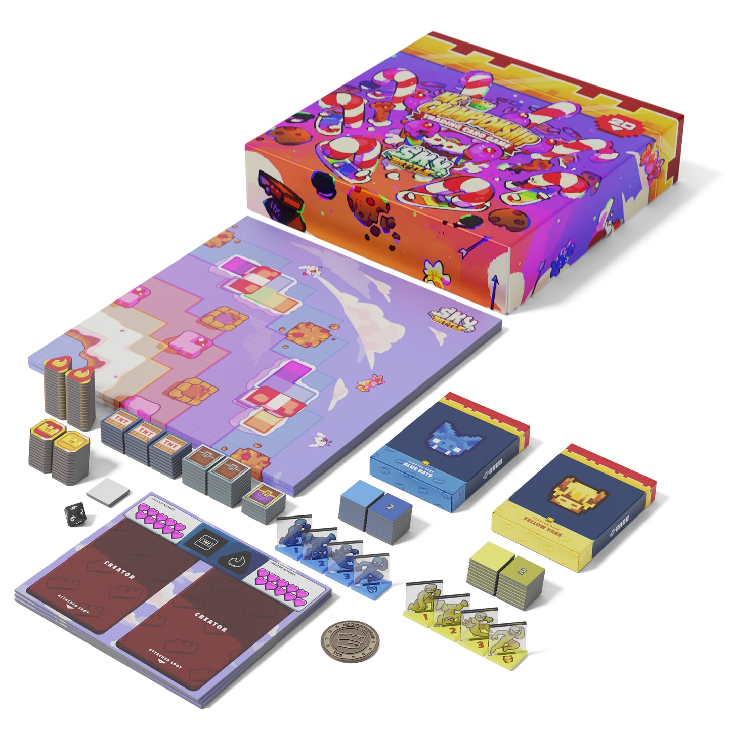 MCC TCG Sky Battle 2D Game Box + Large Booster