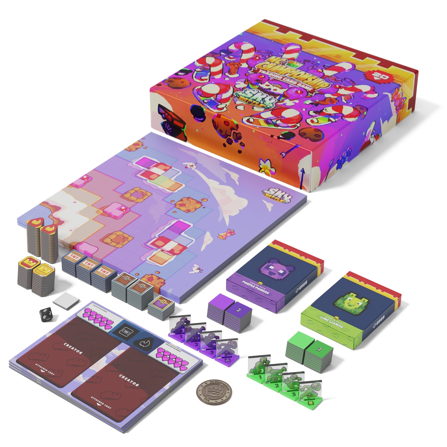 MCC TCG Sky Battle 2D Game Box + Large Booster