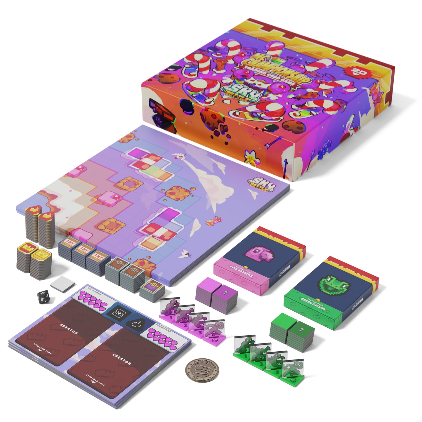 MCC TCG Sky Battle 2D Game Box + Large Booster