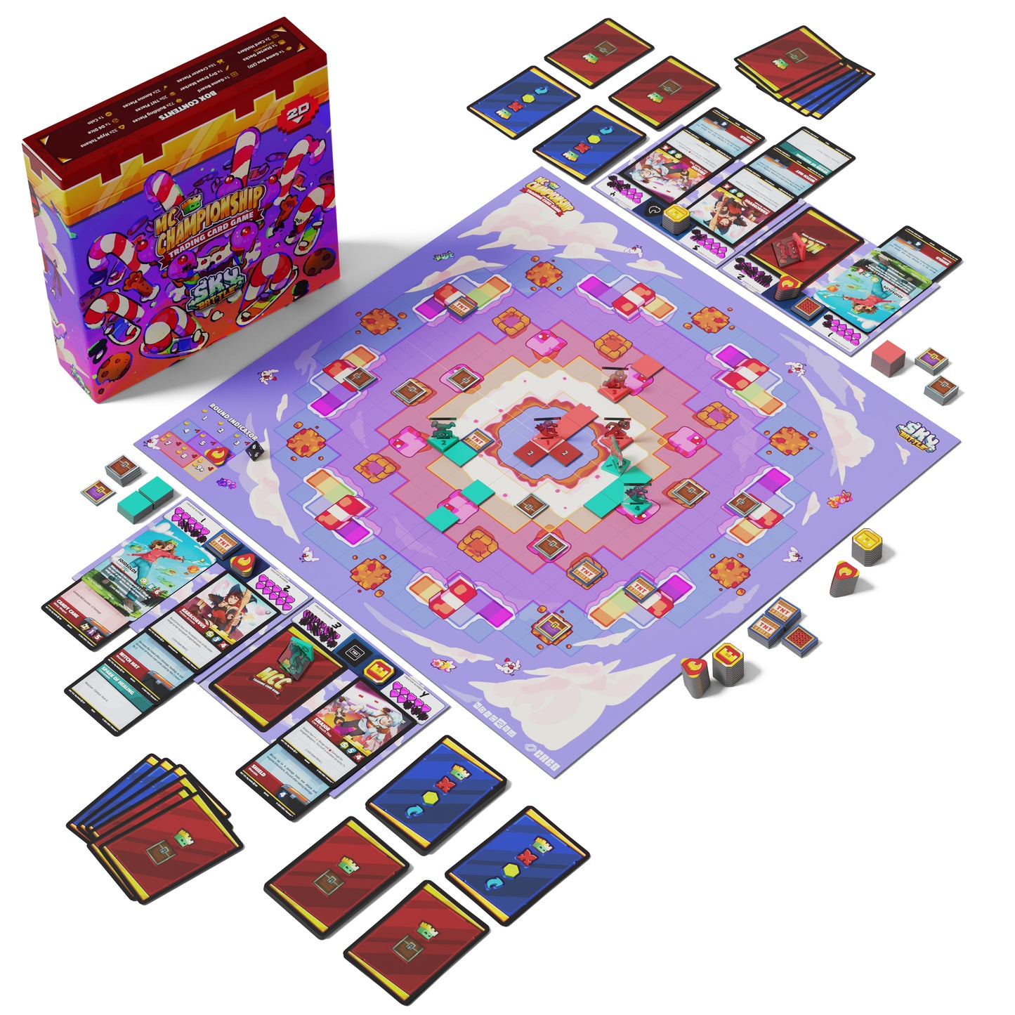 MCC TCG Sky Battle 2D Game Box + Large Booster