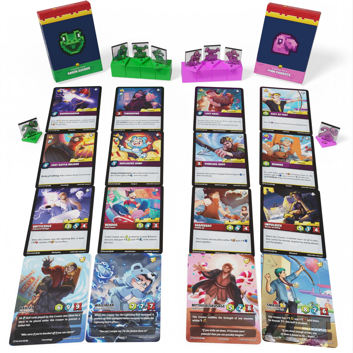 MCC Sky Battle 3D Game Box + Med Booster Box