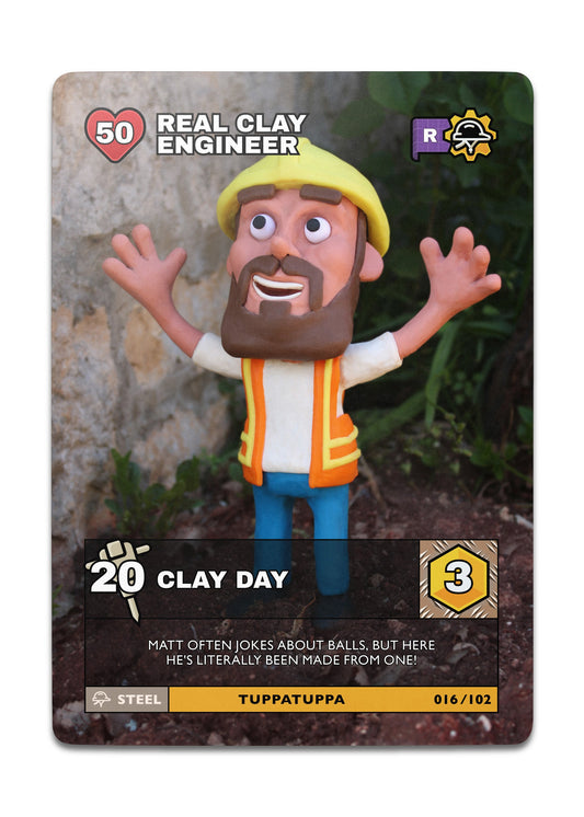 REAL CLAY ENGINEER - Rare