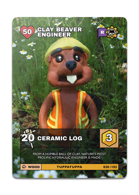 CLAY BEAVER ENGINEER - Rare