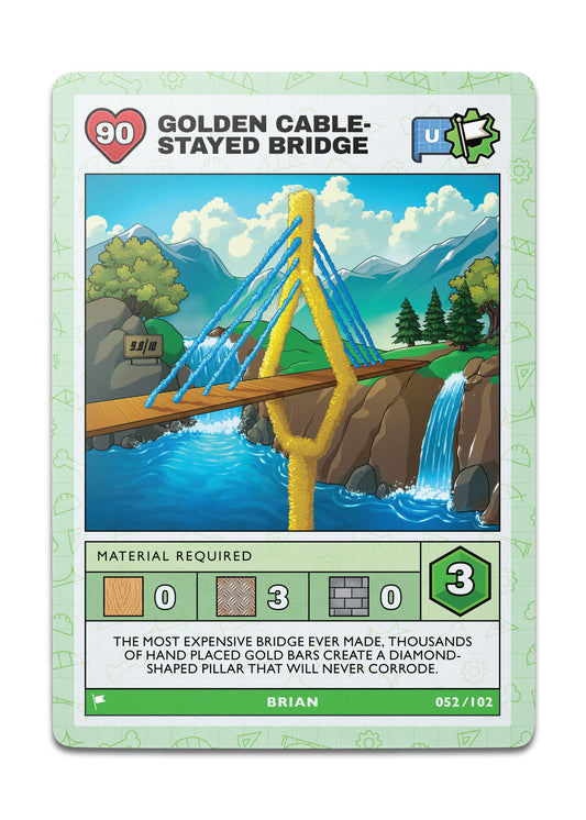 GOLDEN CABLE-STAYED BRIDGE - Uncommon