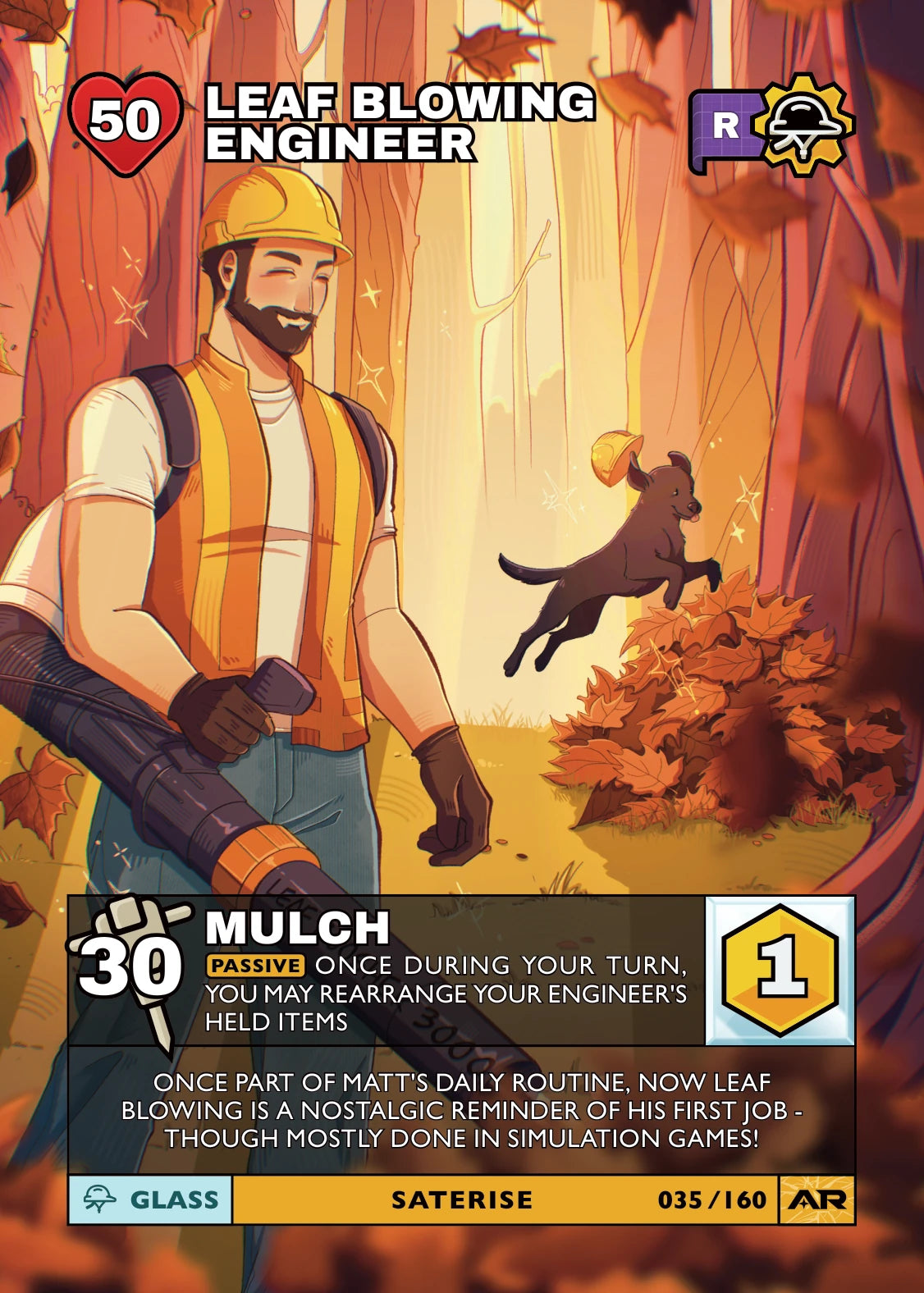Leaf Blowing Engineer — Rare, Civil Draft Series 2 card