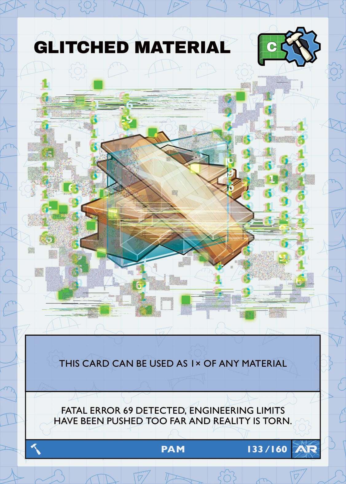 Glitched Material — Common, Civil Draft Series 2 card