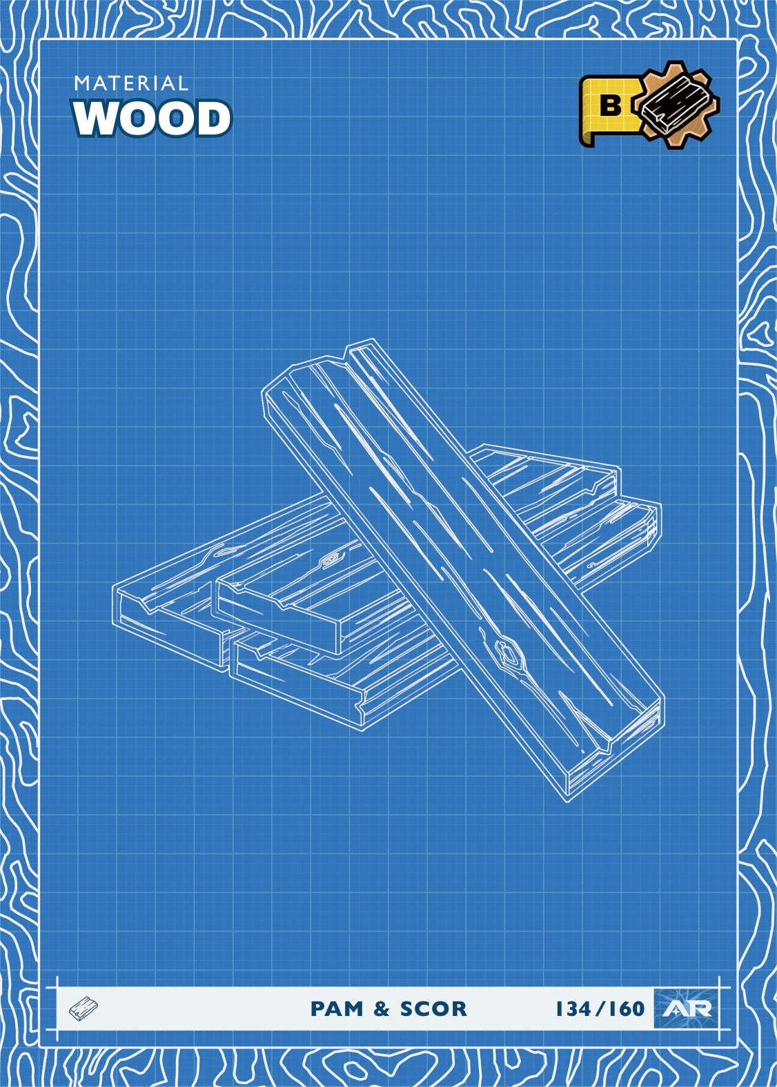 Wood — Blueprint, Civil Draft Series 2 card