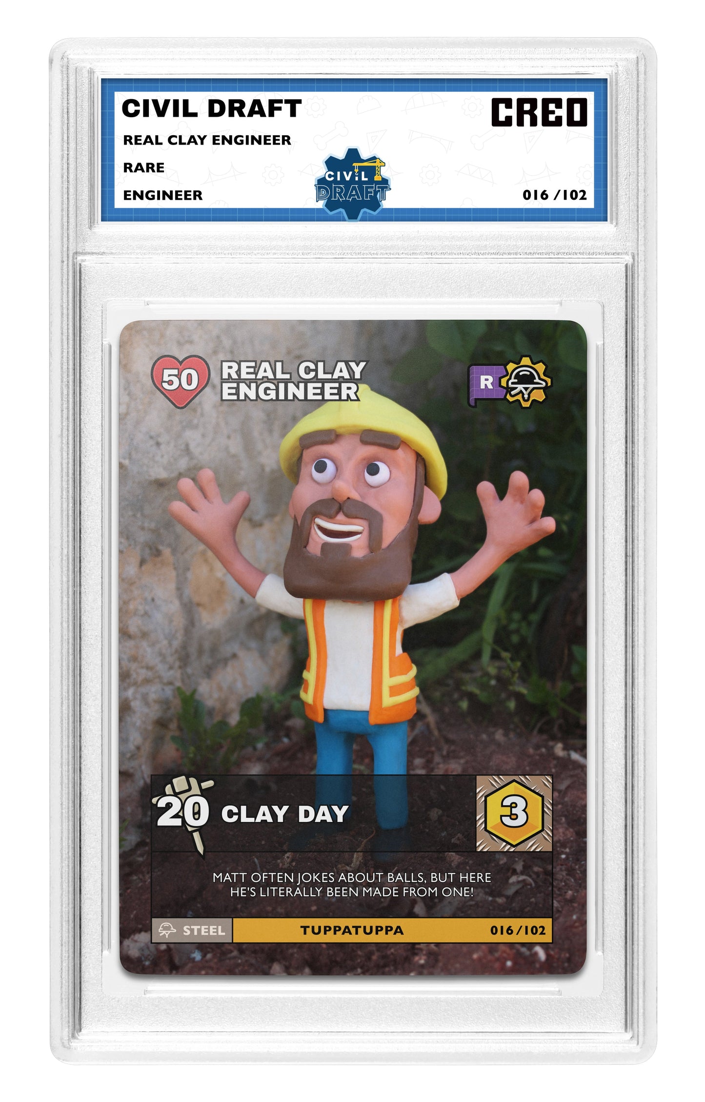 REAL CLAY ENGINEER - Rare