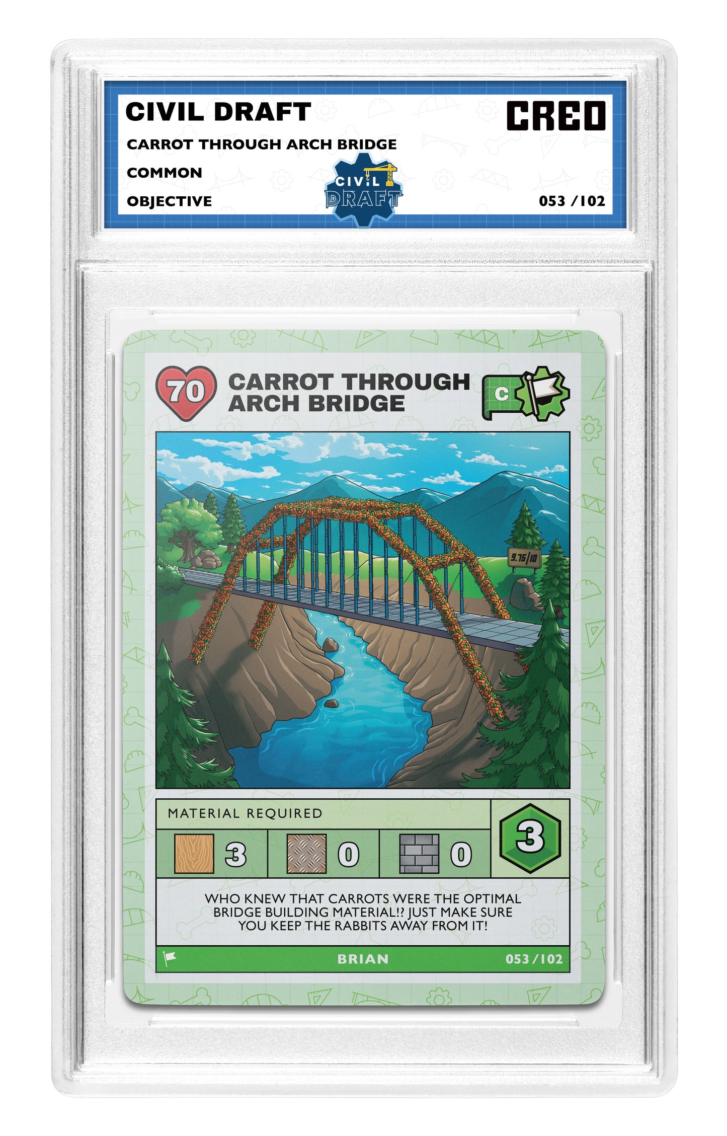 CARROT THROUGH ARCH BRIDGE - Common