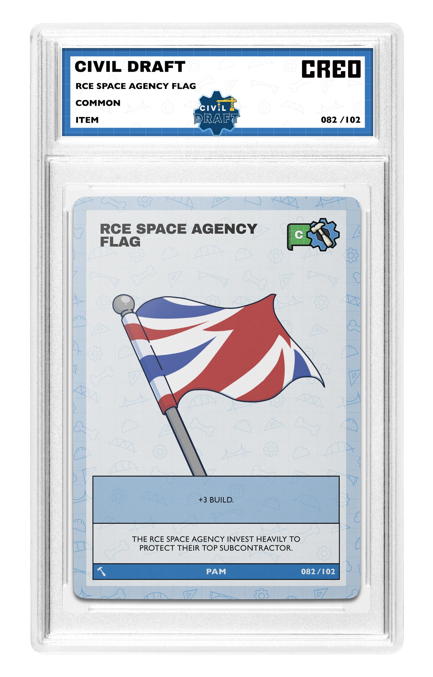 RCE SPACE AGENCY FLAG - Common