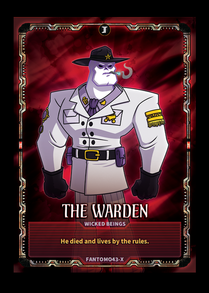 184 The Warden — updated card artwork