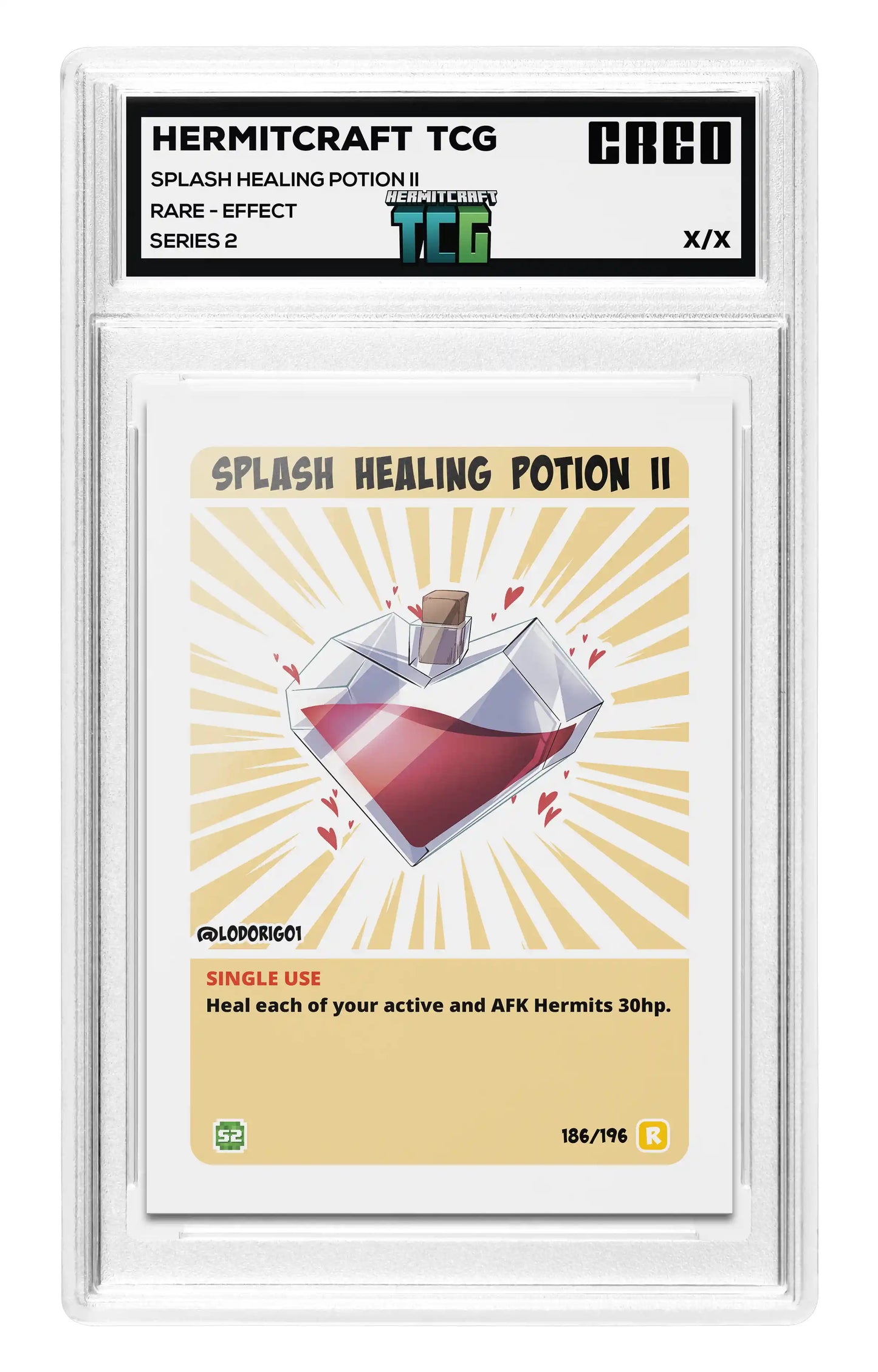 S2 - Splash Healing Potion II - Rare