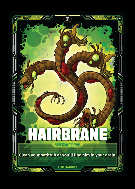 188 Hairbrane — updated card artwork