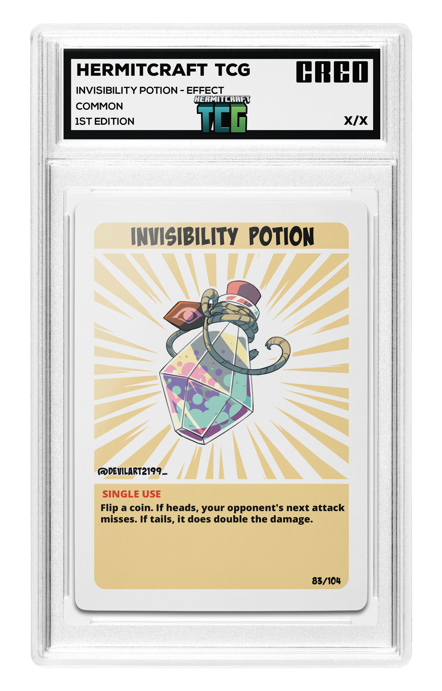 Invisibility Potion - Effect