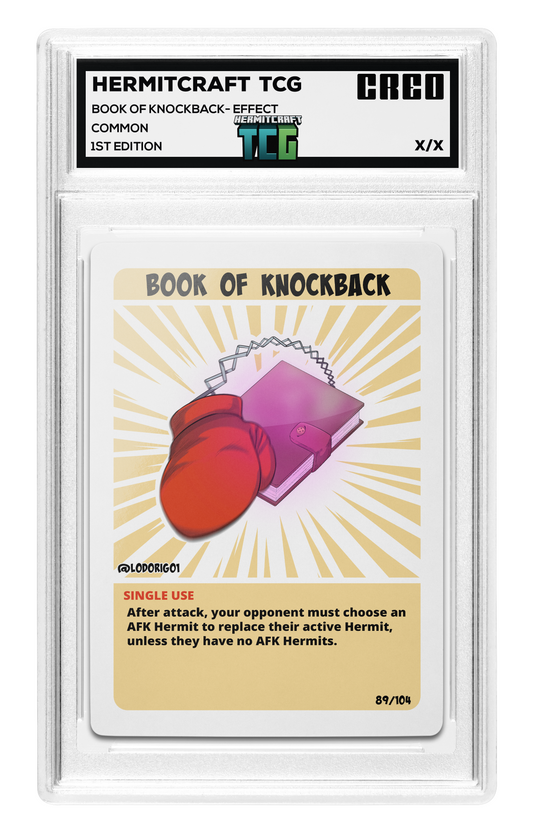 Book Of Knockback - Effect