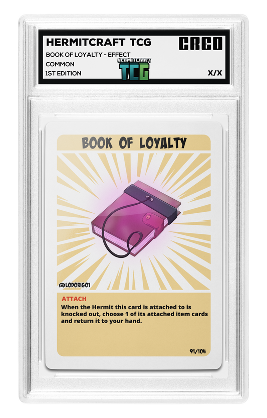 Book Of Loyalty - Effect