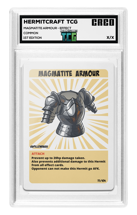 Magmatite Armor - Effect