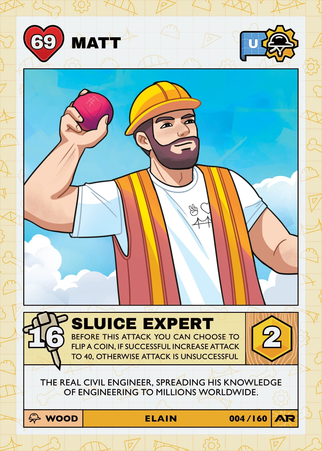 Civil Draft Series 2 card #004, Matt, Uncommon