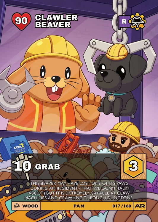 Civil Draft Series 2 card 017: Clawler Beaver