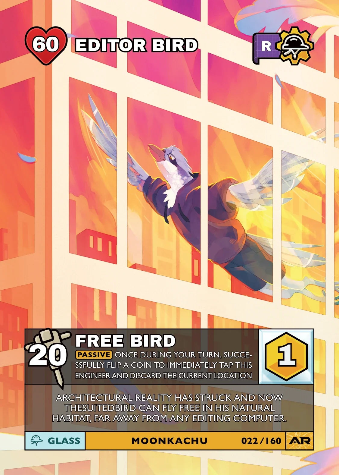 Civil Draft Series 2 card 022: Editor Bird