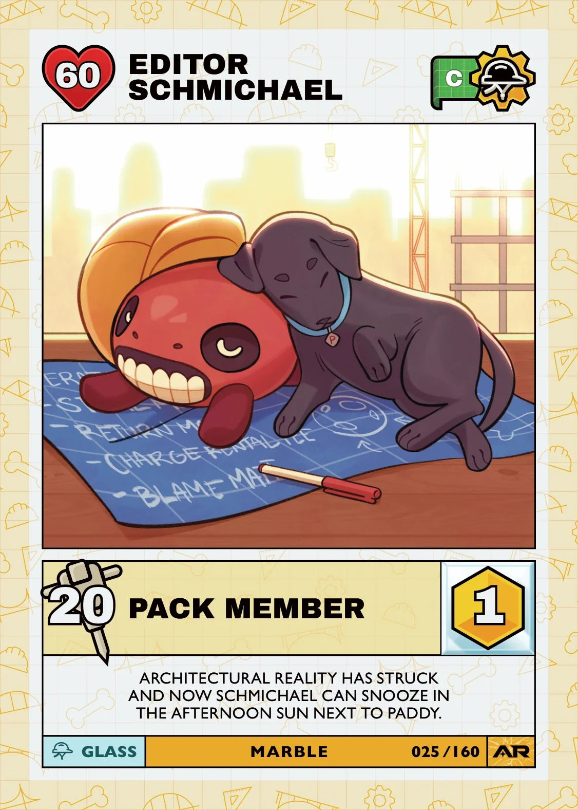 Civil Draft Series 2 card 025: Editor Schmichael