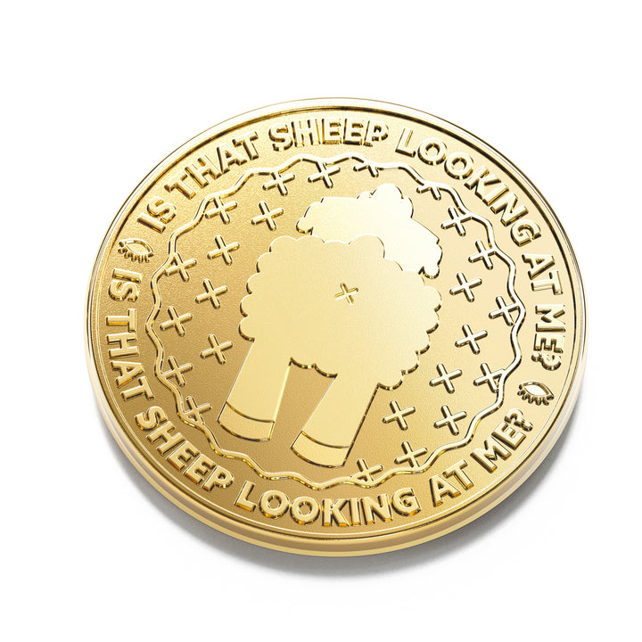 Zed’s ‘Is That Sheep Looking At Me?’ Collector’s Coin! – CREO