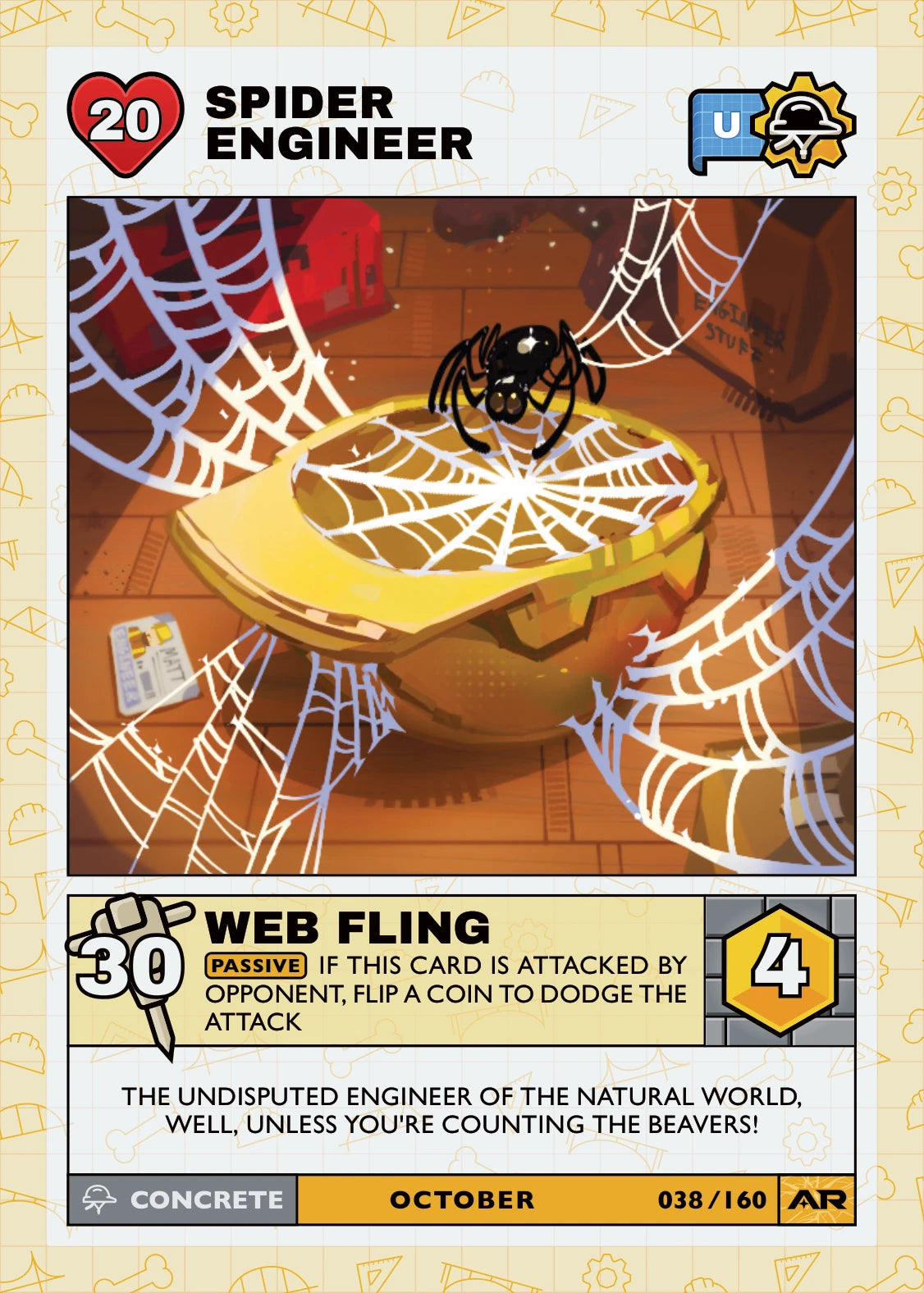 Spider Engineer — Uncommon, Civil Draft Series 2 card