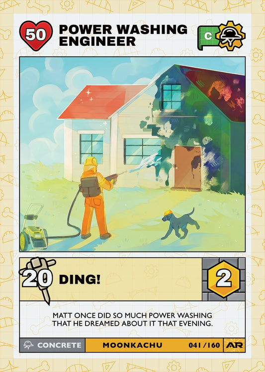 Power Washing Engineer — Common, Civil Draft Series 2 card