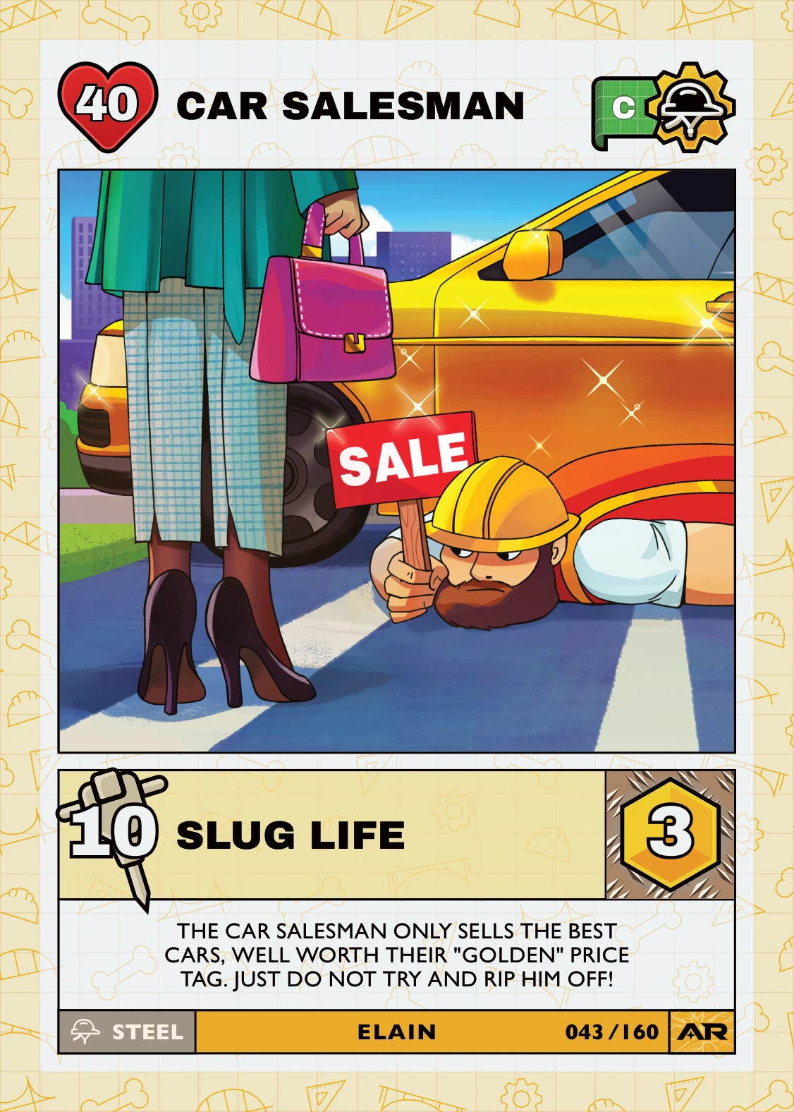 Car Salesman — Common, Civil Draft Series 2 card