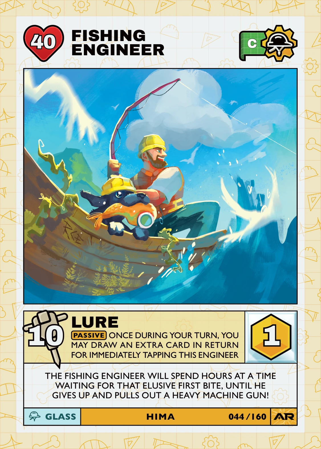 Fishing Engineer — Common, Civil Draft Series 2 card