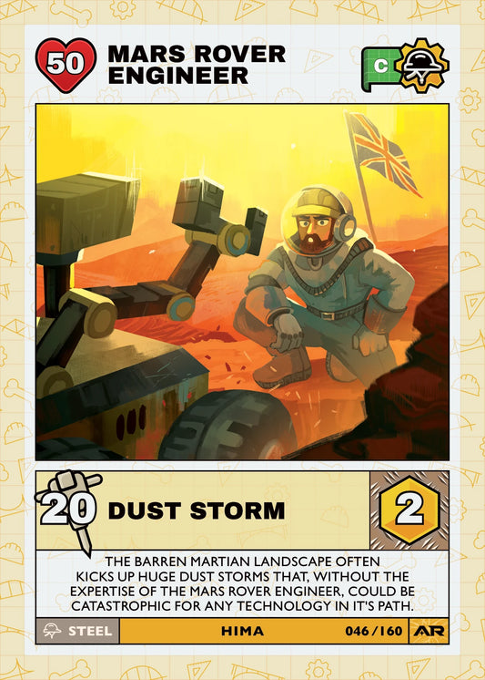 Mars Rover Engineer — Common, Civil Draft Series 2 card