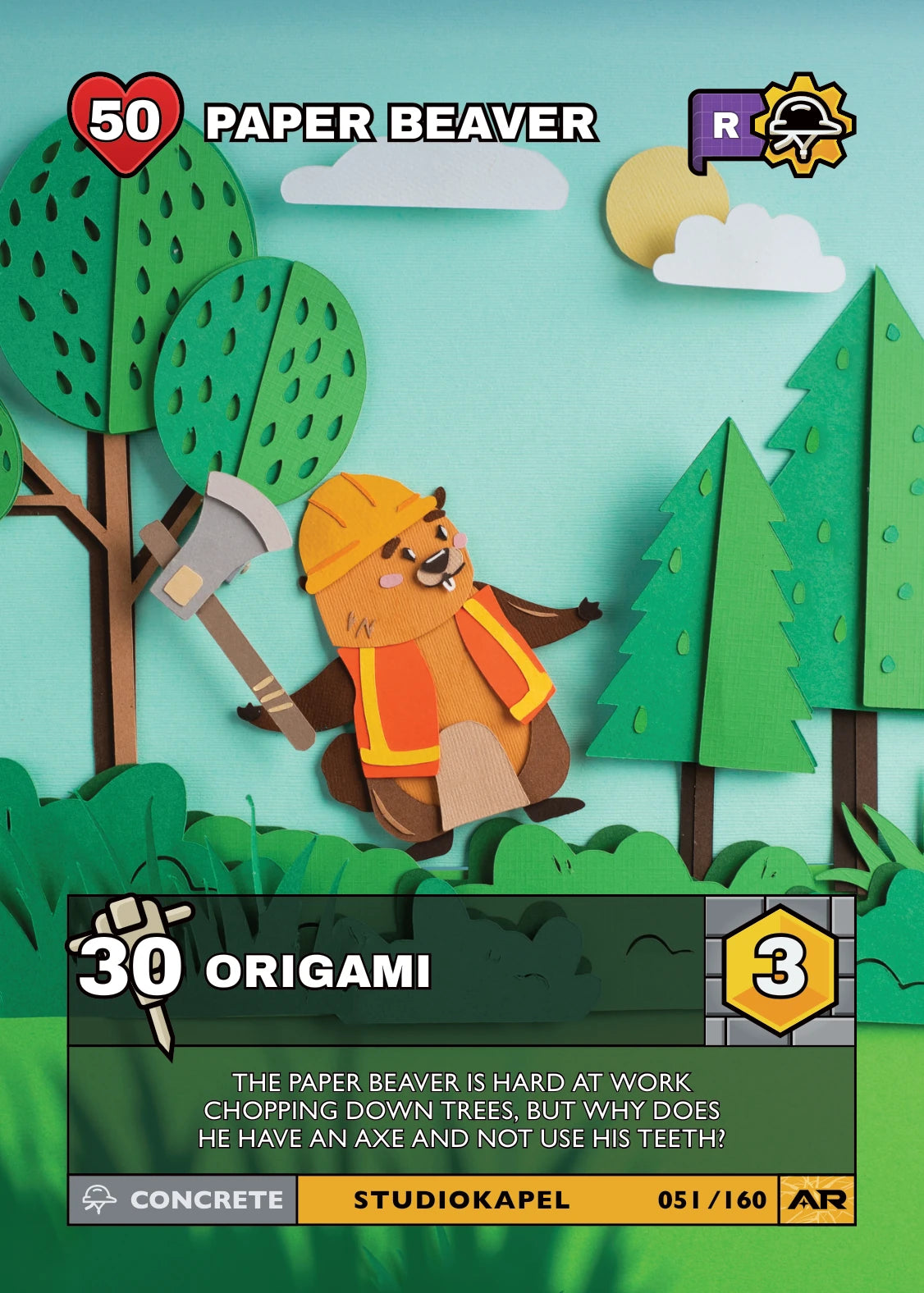 Paper Beaver — Rare, Civil Draft Series 2 card