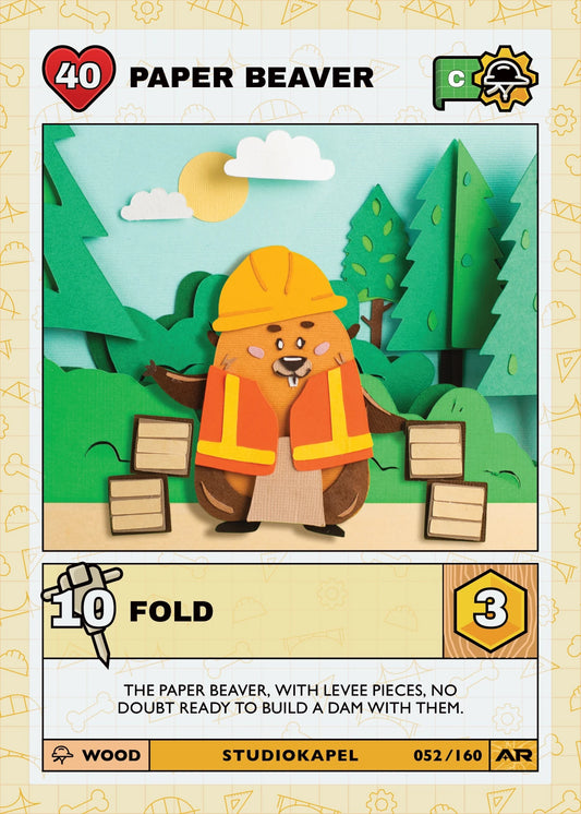 Paper Beaver — Common, Civil Draft Series 2 card