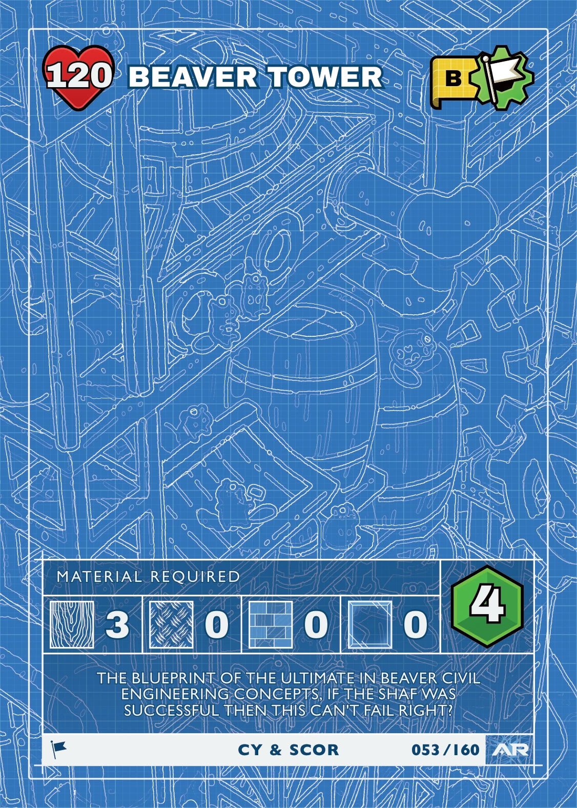 Beaver Tower — Blueprint, Civil Draft Series 2 card