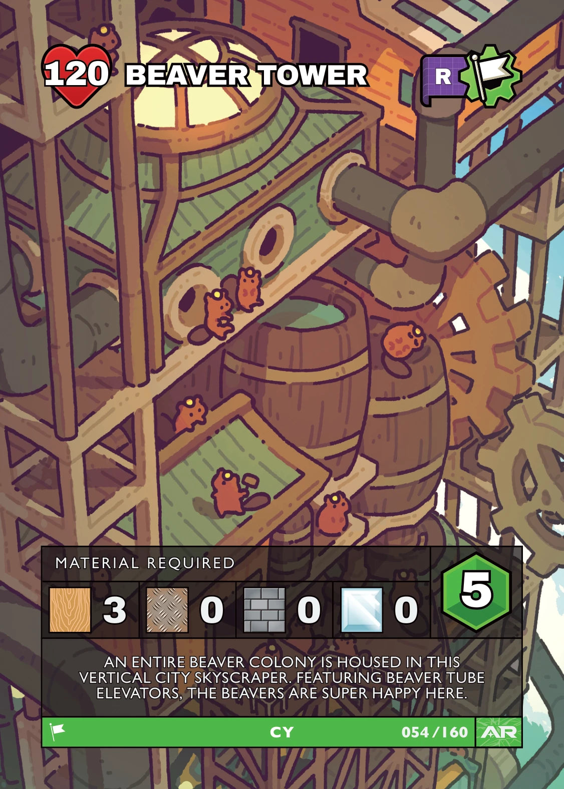 Beaver Tower — Rare, Civil Draft Series 2 card