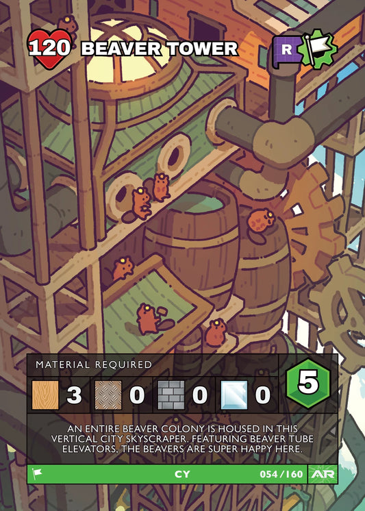 Beaver Tower — Rare, Civil Draft Series 2 card