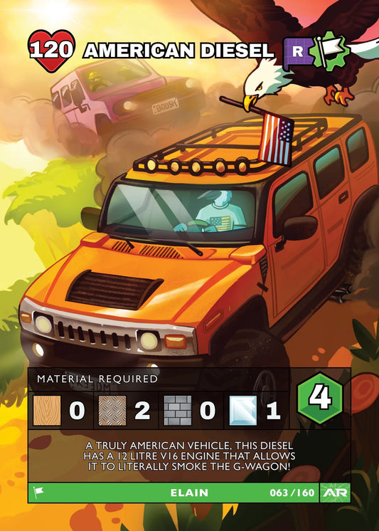 American Diesel — Rare, Civil Draft Series 2 card