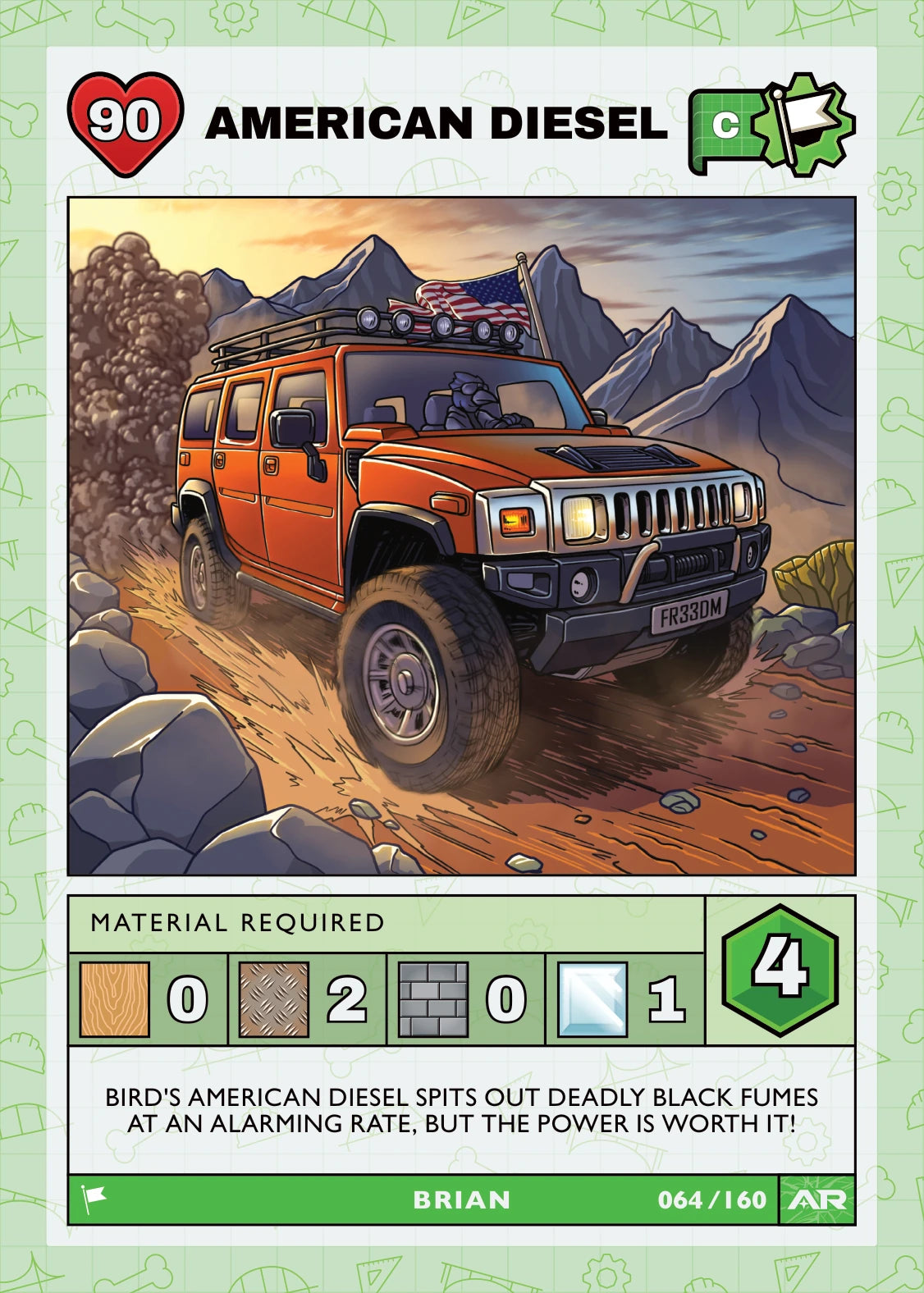 American Diesel — Common, Civil Draft Series 2 card