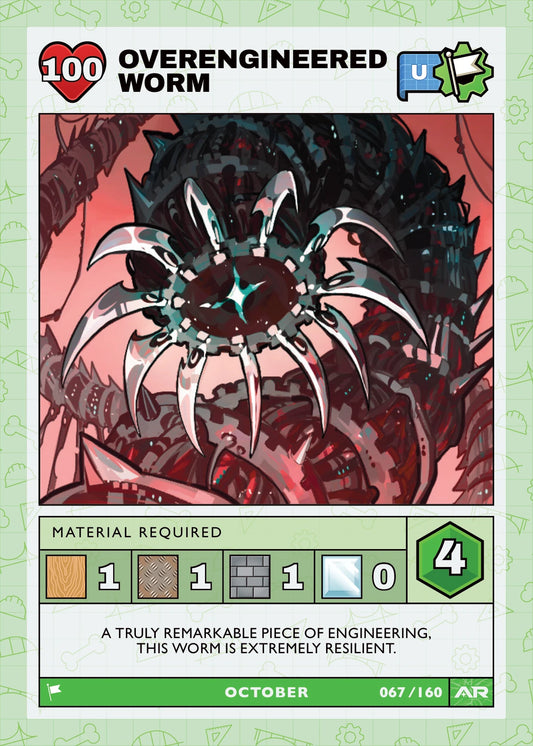 Overengineered Worm — Uncommon, Civil Draft Series 2 card