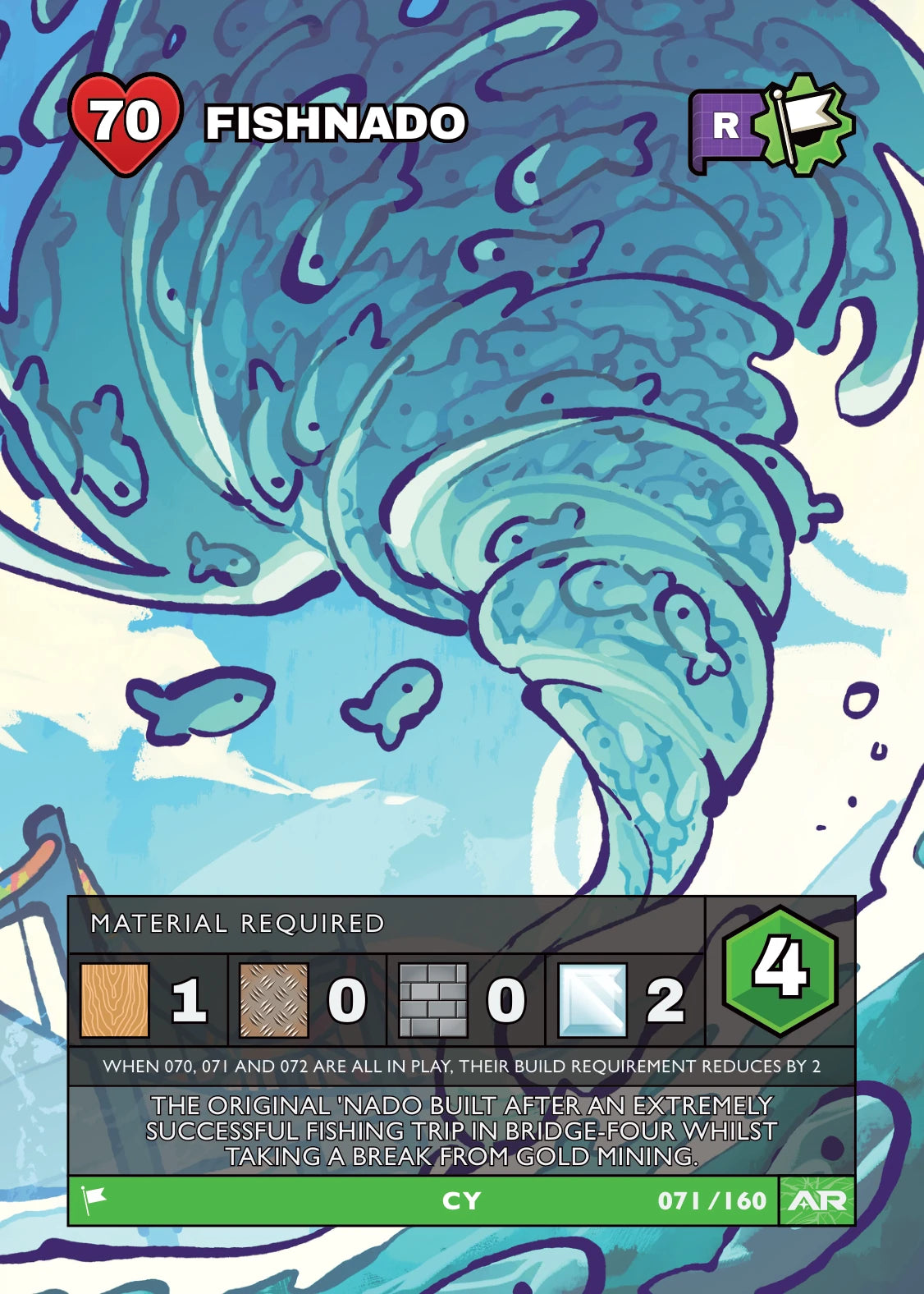 Fishnado — Rare, Civil Draft Series 2 card