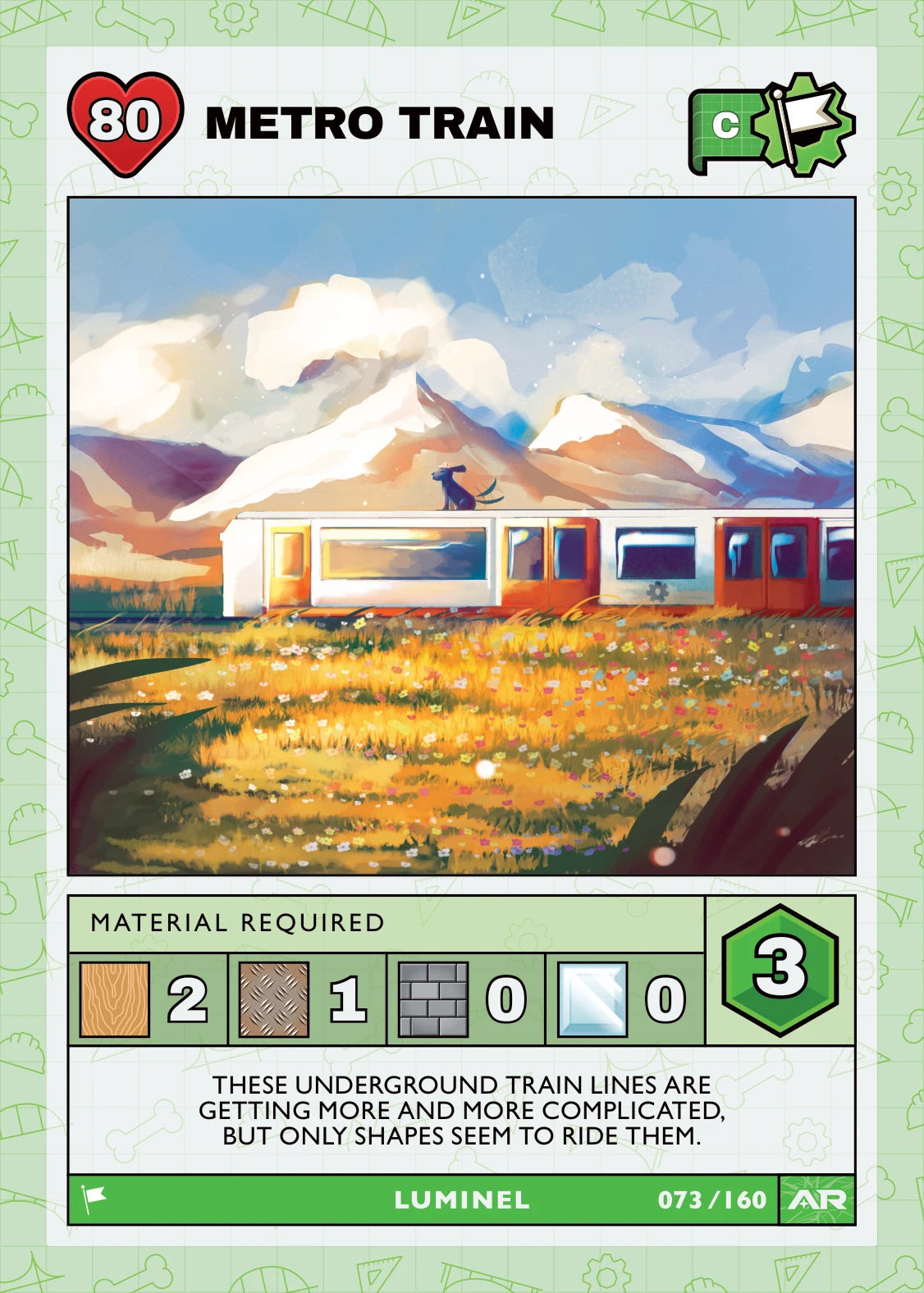 Metro Train — Common, Civil Draft Series 2 card