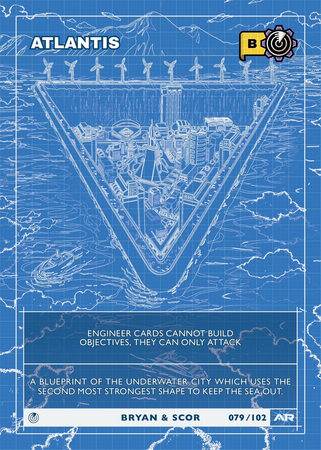 Atlantis — Blueprint, Civil Draft Series 2 card