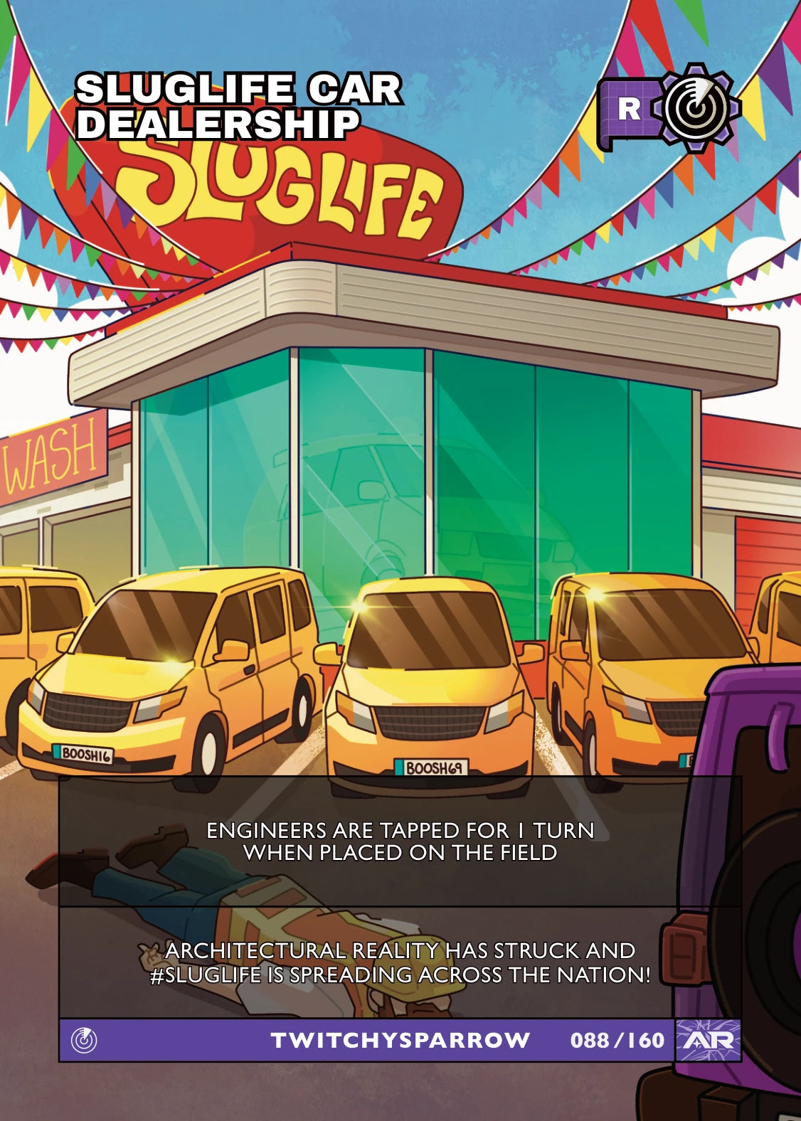 SlugLife Car Dealership — Rare, Civil Draft Series 2 card
