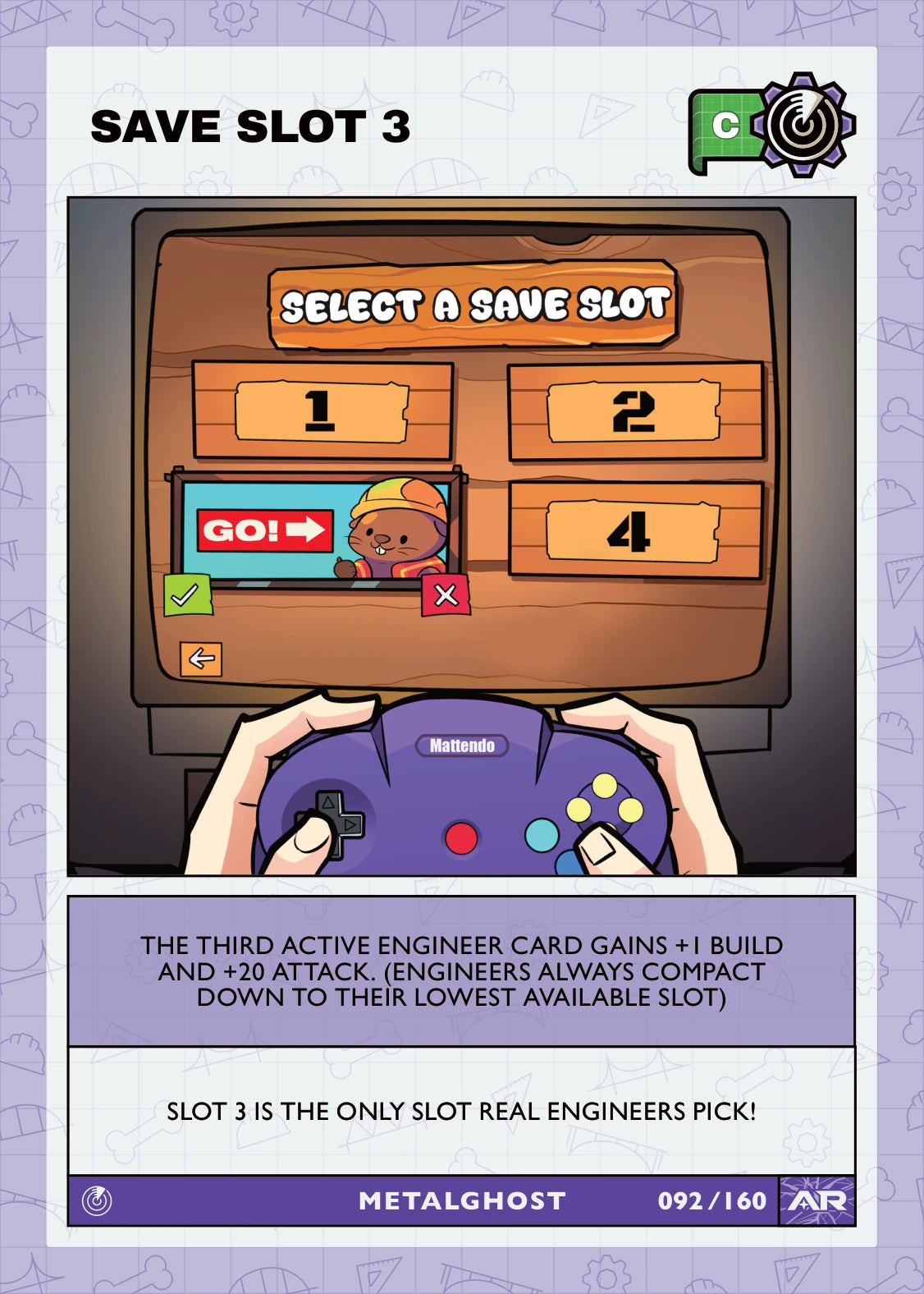 Save Slot 3 — Common, Civil Draft Series 2 card