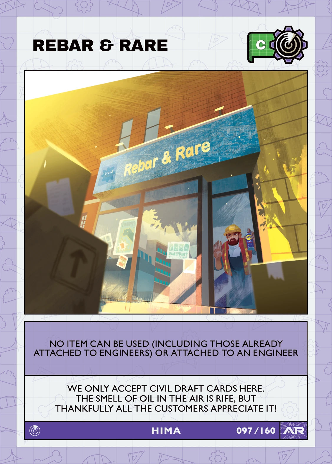 Rebar & Rare — Common, Civil Draft Series 2 card