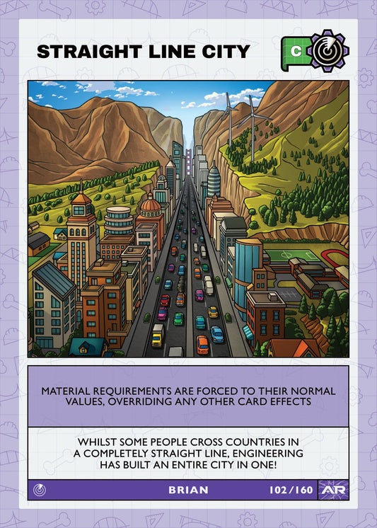 Straight Line City — Common, Civil Draft Series 2 card