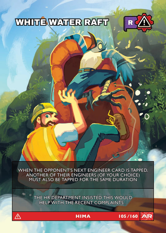 White Water Raft — Rare, Civil Draft Series 2 card