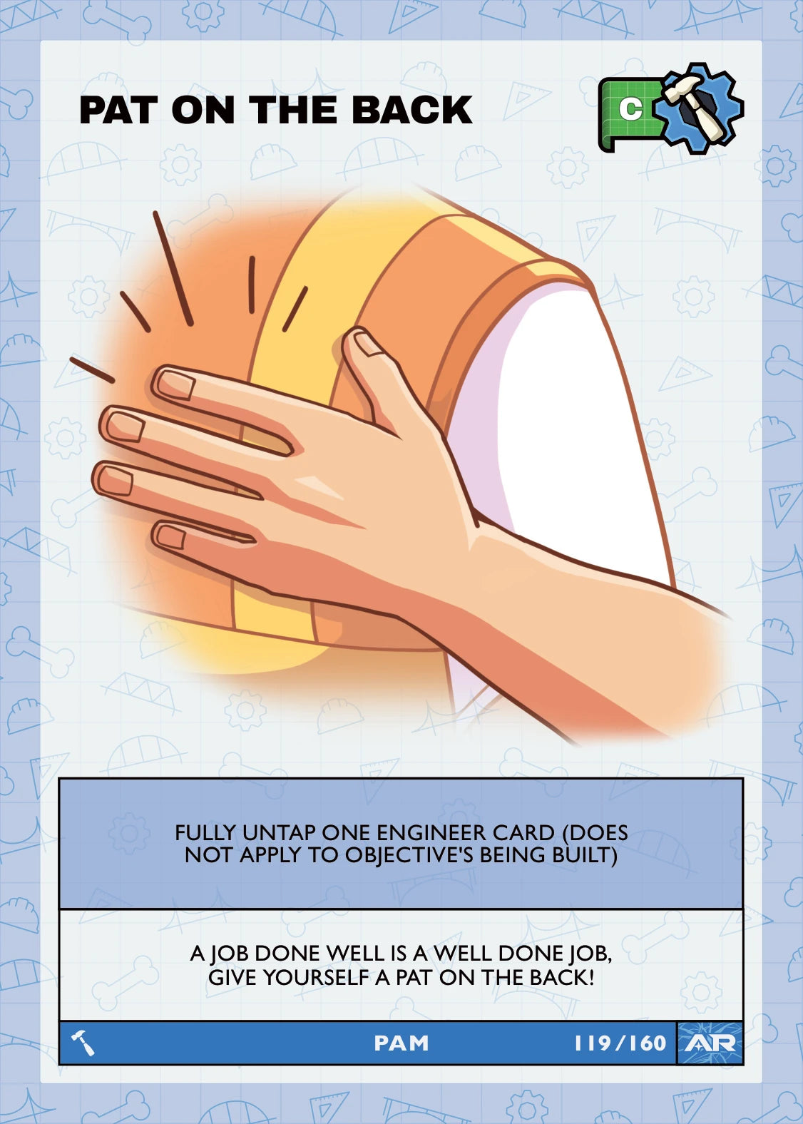 Pat on the back — Common, Civil Draft Series 2 card