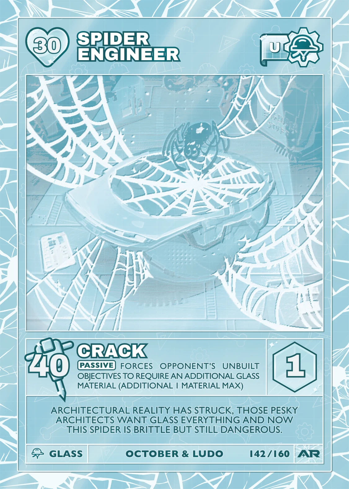 Spider Engineer — Glass Uncommon, Civil Draft Series 2 card
